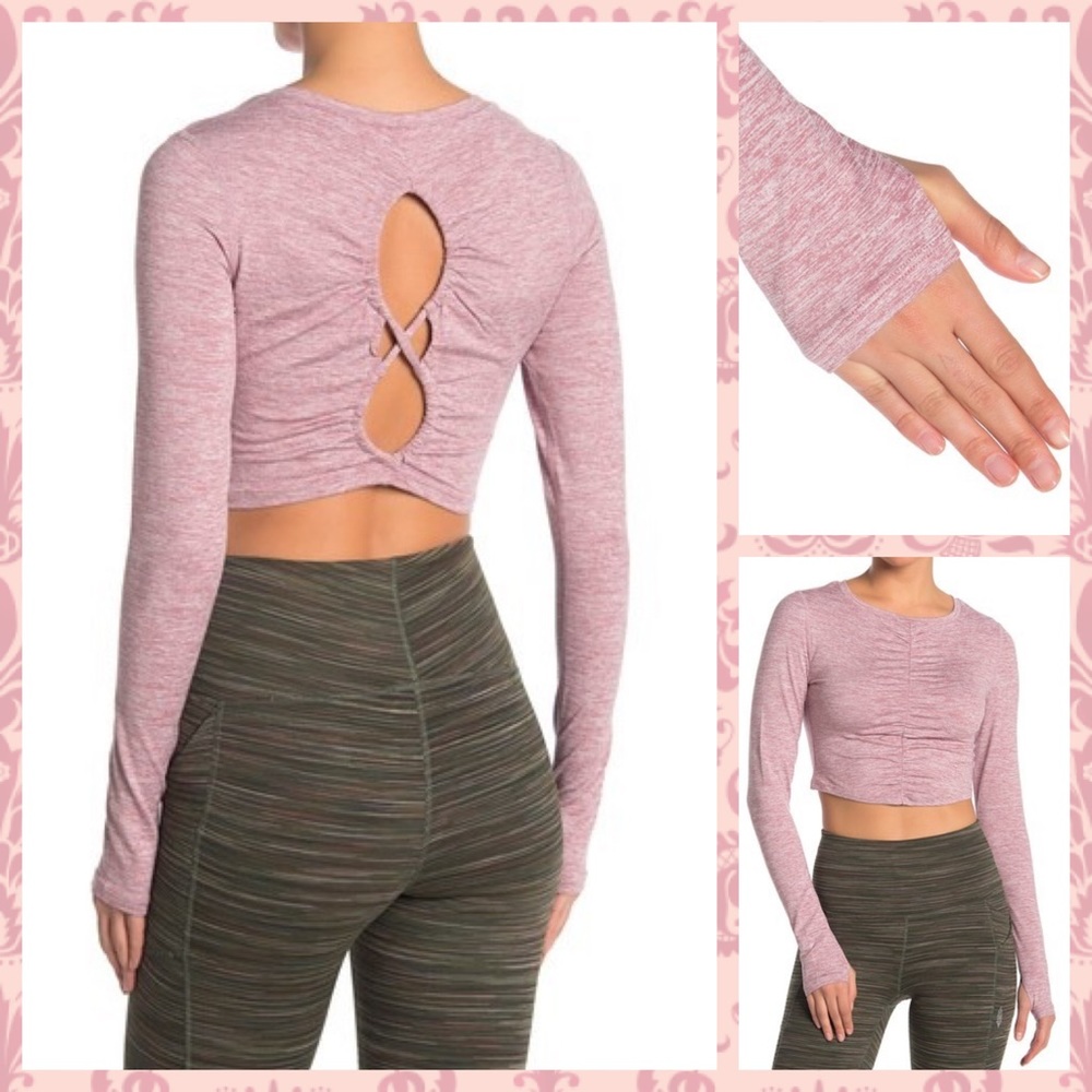 NWT Free People Movement
Swerve Layer Crop Mauve M - Picture 2 of 5